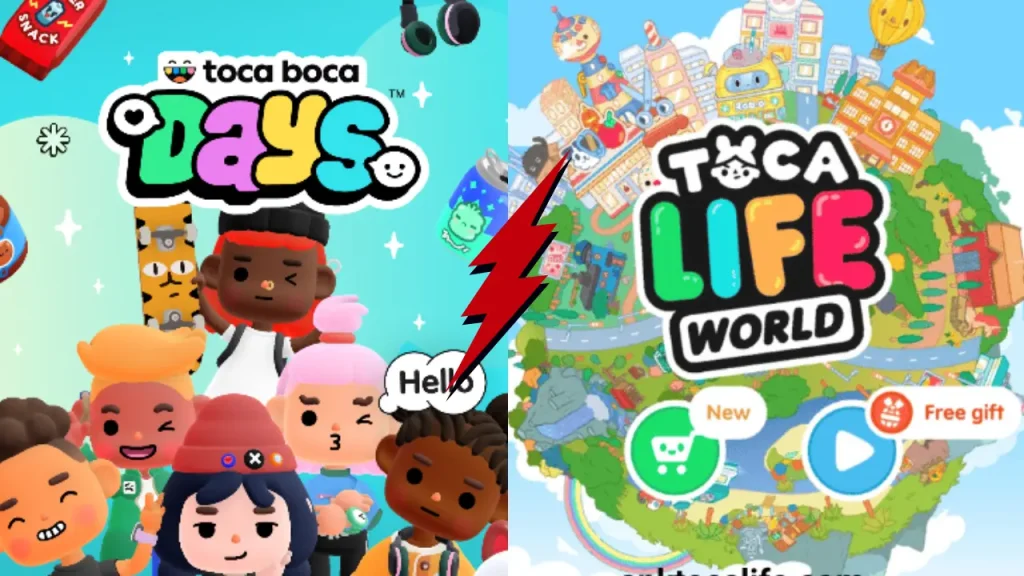 Toca Boca World vs Toca Boca Days