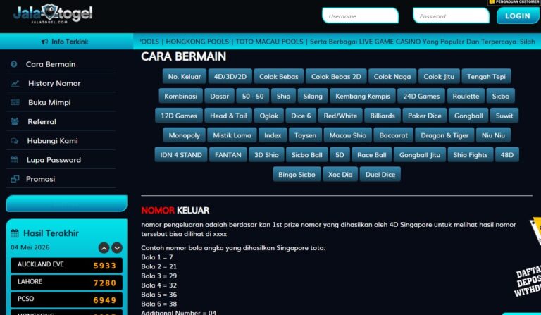 Panduan Bermain Taruhan Pasang Angka Togel Online